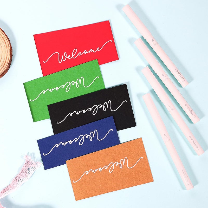 welebar White Ink Gel Pens Compatible with Cricut Maker 3/Maker 4/Maker/Explore 3/Explore 4/Air 2/Air, 7 Pack Medium Point Pens for Drawing, Lettering, Adding Highlights - Image 5